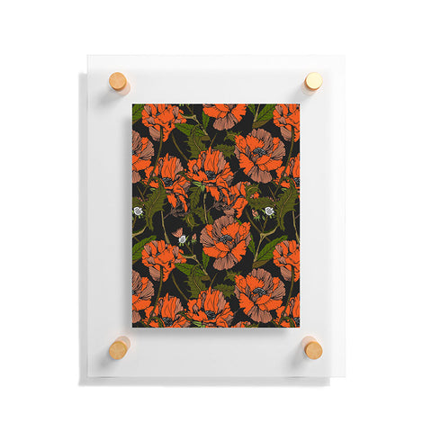 Marta Barragan Camarasa Autumnal flowering of poppies I Floating Acrylic Print