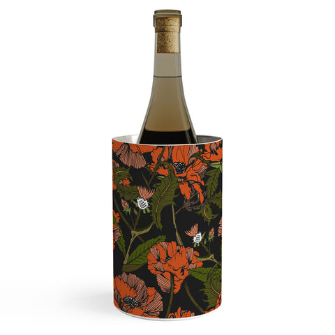 Marta Barragan Camarasa Autumnal flowering of poppies I Wine Chiller