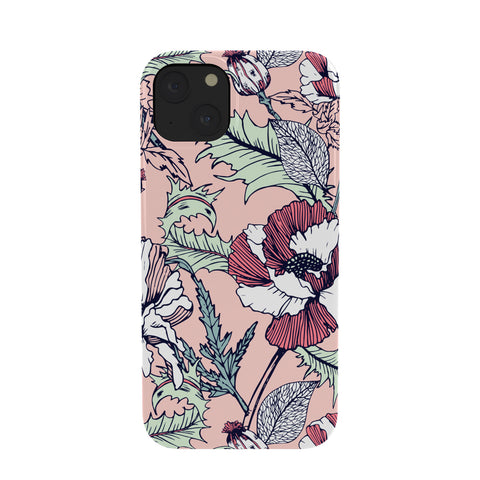 Marta Barragan Camarasa Autumnal flowering of poppies Phone Case