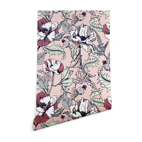 Marta Barragan Camarasa Autumnal flowering of poppies Wallpaper