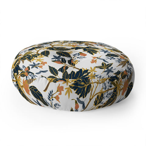Marta Barragan Camarasa Autumnal nature I Floor Pillow Round