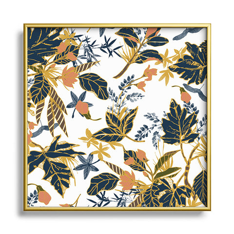 Marta Barragan Camarasa Autumnal nature I Square Metal Framed Art Print