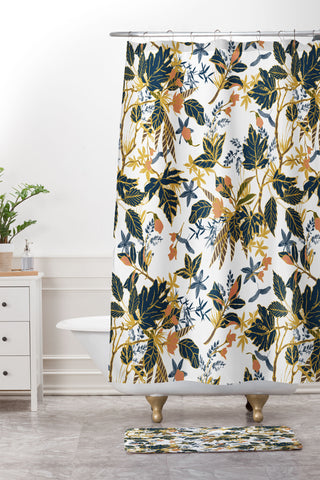 Marta Barragan Camarasa Autumnal nature I Shower Curtain And Mat