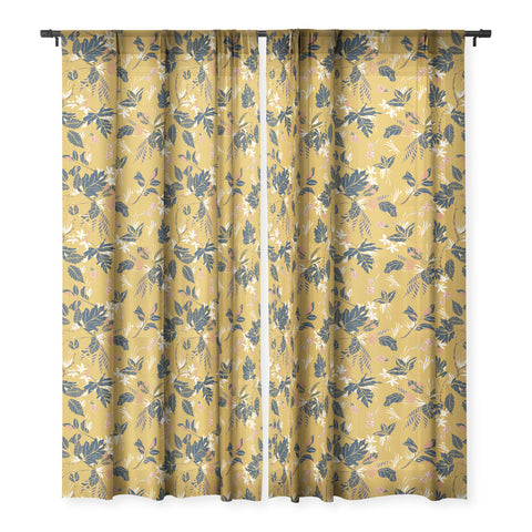 Marta Barragan Camarasa Autumnal nature II Sheer Window Curtain