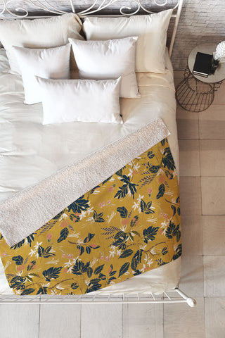 Marta Barragan Camarasa Autumnal nature II Fleece Throw Blanket