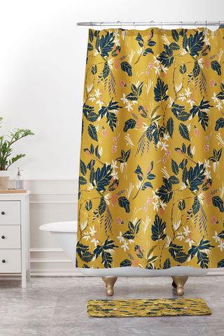 Marta Barragan Camarasa Autumnal nature II Shower Curtain And Mat