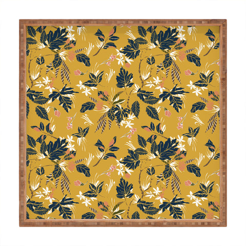 Marta Barragan Camarasa Autumnal nature II Square Tray