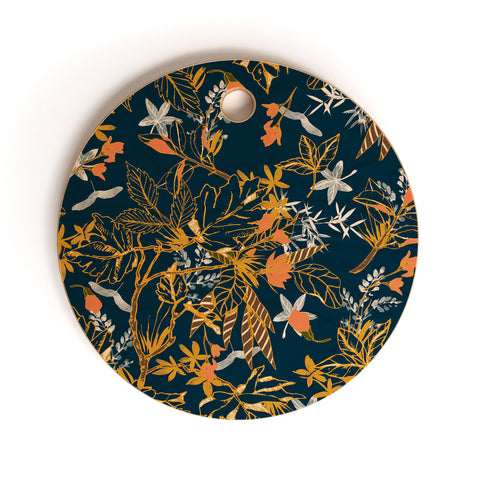 Marta Barragan Camarasa Autumnal nature III 22 Cutting Board Round