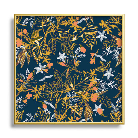 Marta Barragan Camarasa Autumnal nature III 22 Square Metal Framed Art Print