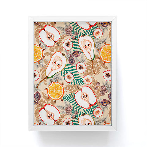Marta Barragan Camarasa Autumnal pattern 22 Framed Mini Art Print