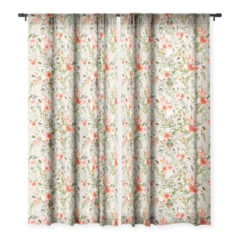 Marta Barragan Camarasa Ayiana meadow Sheer Window Curtain