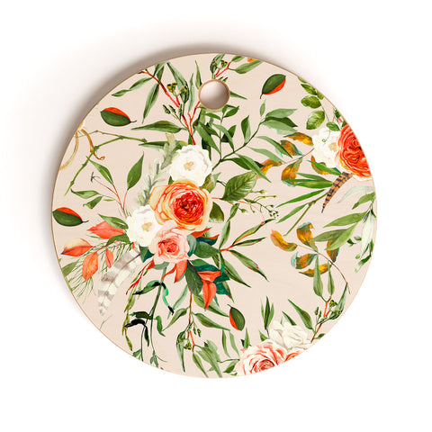 Marta Barragan Camarasa Ayiana meadow Cutting Board Round
