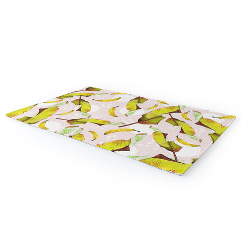 Marta Barragan Camarasa Banana leaf and bananas Area Rug