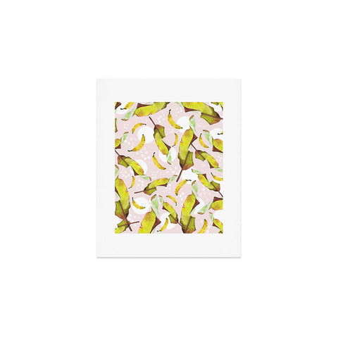 Marta Barragan Camarasa Banana leaf and bananas Art Print
