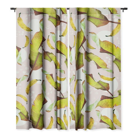 Marta Barragan Camarasa Banana leaf and bananas Blackout Non Repeat