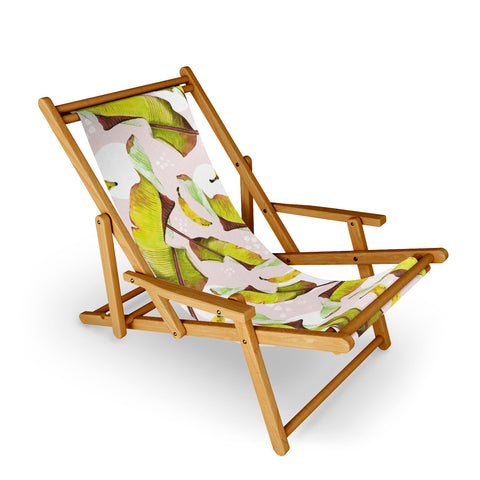 Marta Barragan Camarasa Banana leaf and bananas Sling Chair