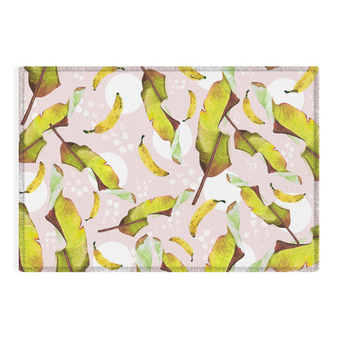 Marta Barragan Camarasa Banana leaf and bananas Outdoor Rug
