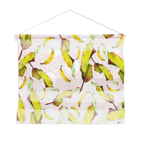 Marta Barragan Camarasa Banana leaf and bananas Wall Hanging Landscape