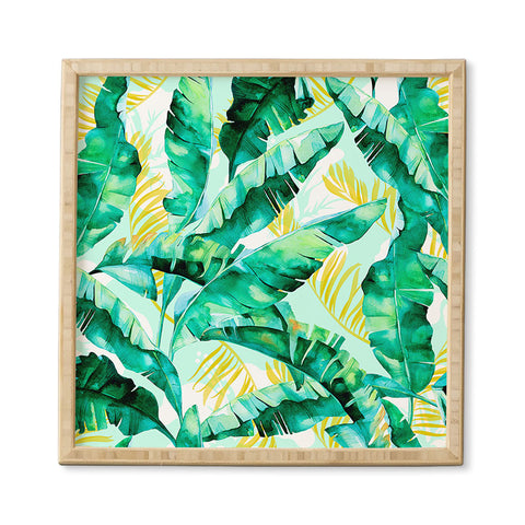 Marta Barragan Camarasa Banana leaf II Framed Wall Art