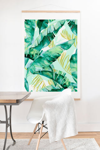Marta Barragan Camarasa Banana leaf II Art Print And Hanger
