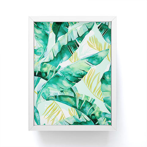 Marta Barragan Camarasa Banana leaf II Framed Mini Art Print