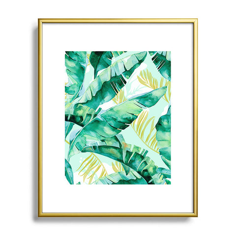 Marta Barragan Camarasa Banana leaf II Metal Framed Art Print