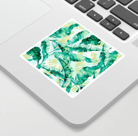 Marta Barragan Camarasa Banana leaf II Vinyl Sticker