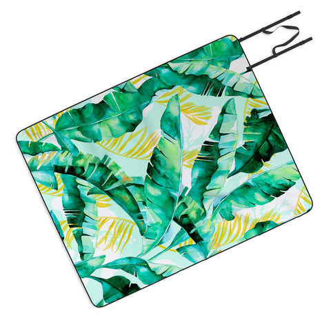 Marta Barragan Camarasa Banana leaf II Picnic Blanket