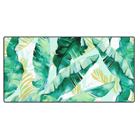 Marta Barragan Camarasa Banana leaf II Desk Mat