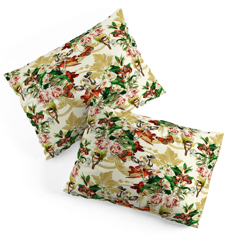 Marta Barragan Camarasa Baroque flower bouquet I Pillow Shams