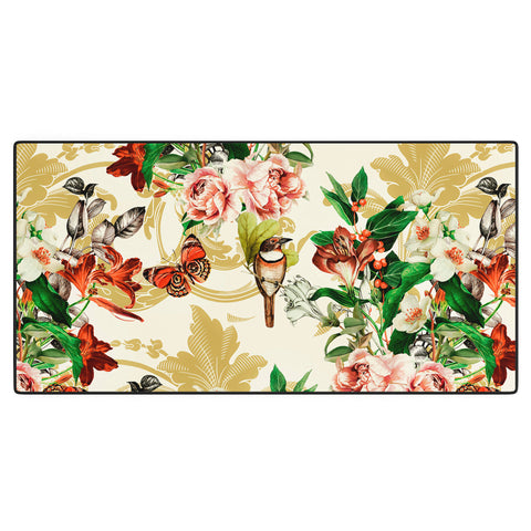Marta Barragan Camarasa Baroque flower bouquet I Desk Mat