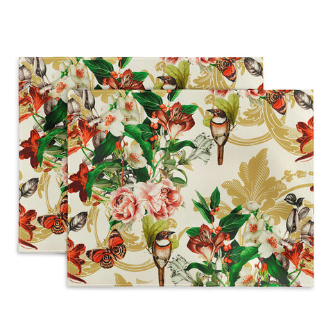 Marta Barragan Camarasa Baroque flower bouquet I Placemat