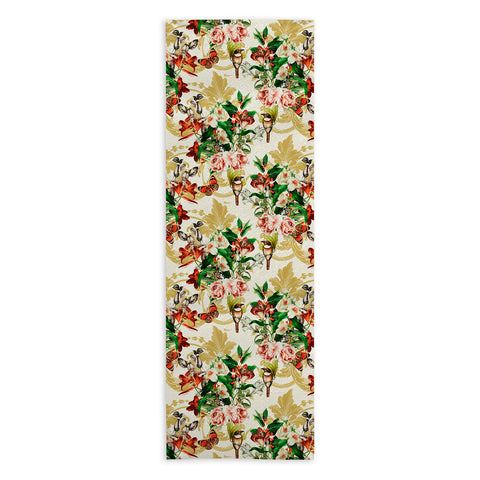 Marta Barragan Camarasa Baroque flower bouquet I Yoga Towel