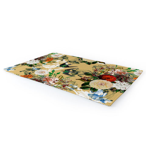 Marta Barragan Camarasa Baroque flower bouquet II Area Rug