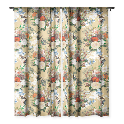 Marta Barragan Camarasa Baroque flower bouquet II Sheer Non Repeat