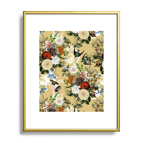 Marta Barragan Camarasa Baroque flower bouquet II Metal Framed Art Print