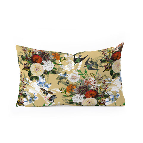 Marta Barragan Camarasa Baroque flower bouquet II Oblong Throw Pillow