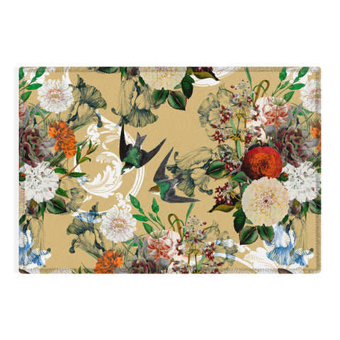 Marta Barragan Camarasa Baroque flower bouquet II Outdoor Rug