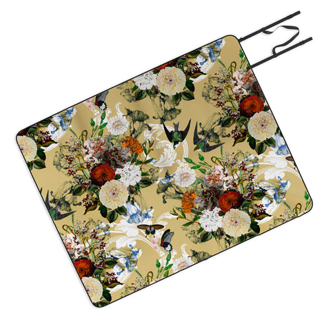 Marta Barragan Camarasa Baroque flower bouquet II Picnic Blanket