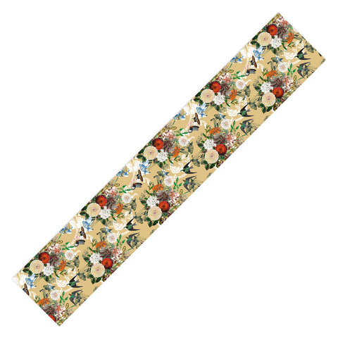 Marta Barragan Camarasa Baroque flower bouquet II Table Runner