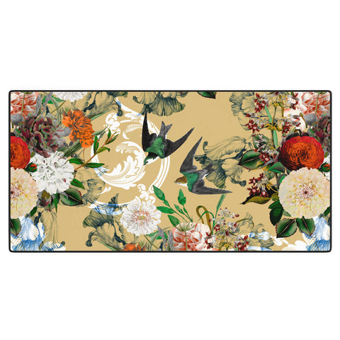 Marta Barragan Camarasa Baroque flower bouquet II Desk Mat