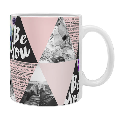 Marta Barragan Camarasa Be you triangles Coffee Mug