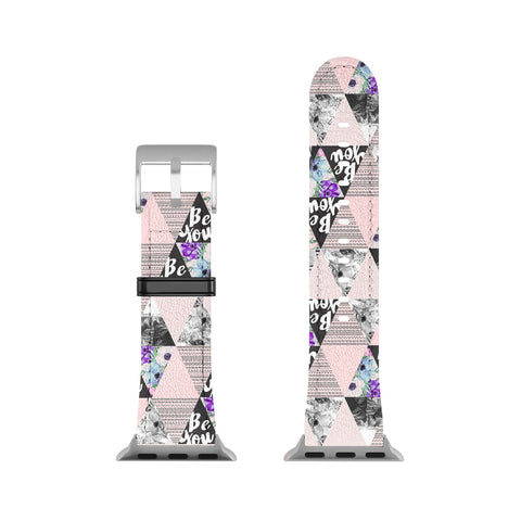 Marta Barragan Camarasa Be you triangles Apple Watch Band