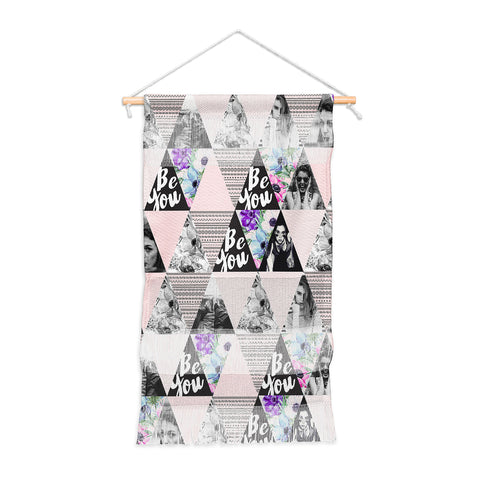 Marta Barragan Camarasa Be you triangles Wall Hanging Portrait