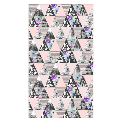 Marta Barragan Camarasa Be you triangles Tablecloth