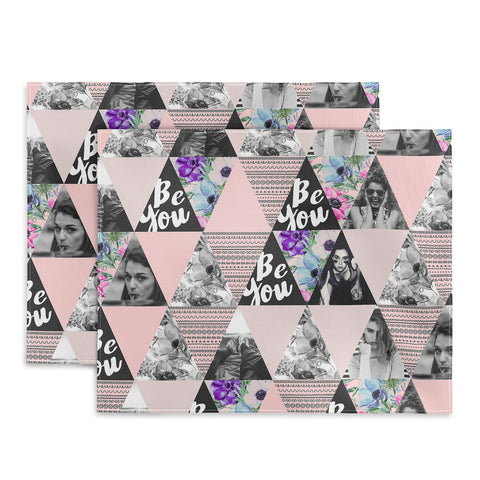 Marta Barragan Camarasa Be you triangles Placemat