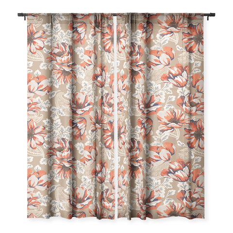 Marta Barragan Camarasa Big flowers in the paisleys 22 Sheer Non Repeat