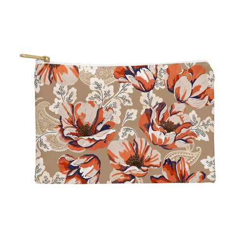 Marta Barragan Camarasa Big flowers in the paisleys 22 Pouch
