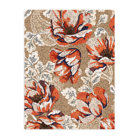 Marta Barragan Camarasa Big flowers in the paisleys 22 Puzzle