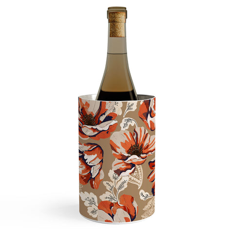 Marta Barragan Camarasa Big flowers in the paisleys 22 Wine Chiller